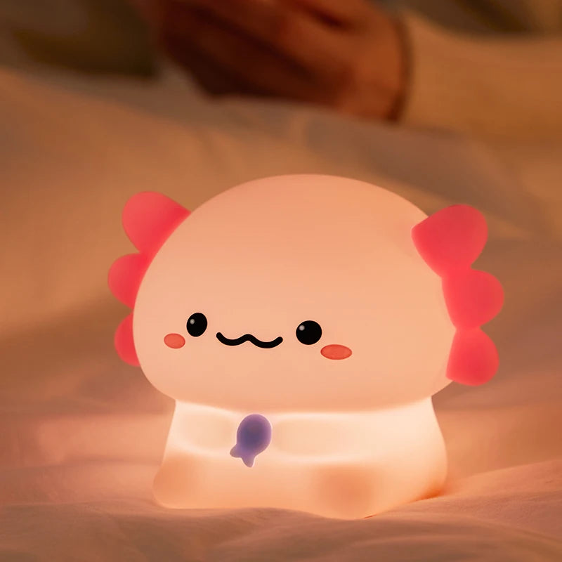 Axolight™ – Cute Axolotl Night Light for Kids & Babies 🌙