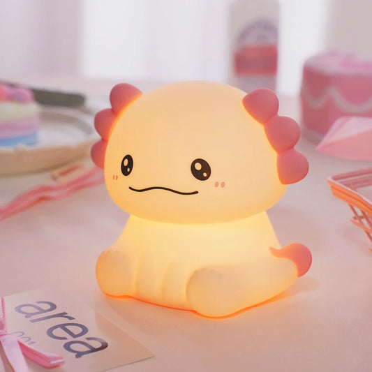 Axolight™ – Cute Axolotl Night Light for Kids & Babies 🌙