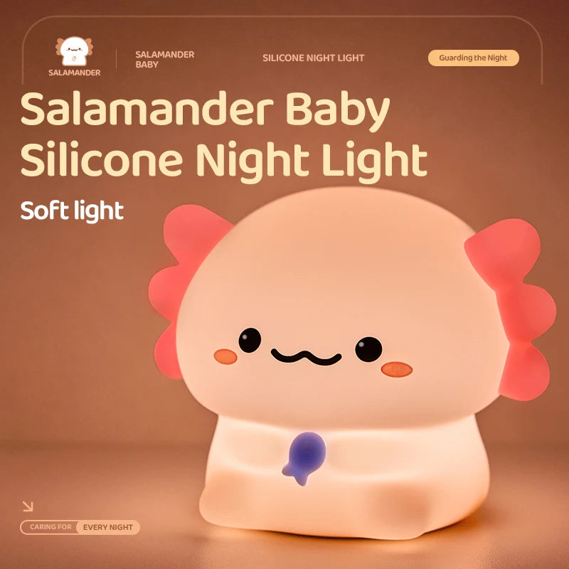 Axolight™ – Cute Axolotl Night Light for Kids & Babies 🌙