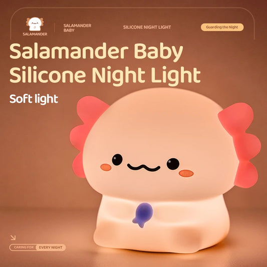 Axolight™ – Cute Axolotl Night Light for Kids & Babies 🌙